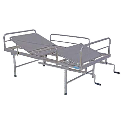 Silver Stainless Steel Fowler Bed