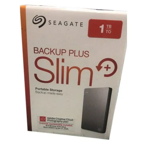 1TB Seagate Backup Plus Slim Hard Disk