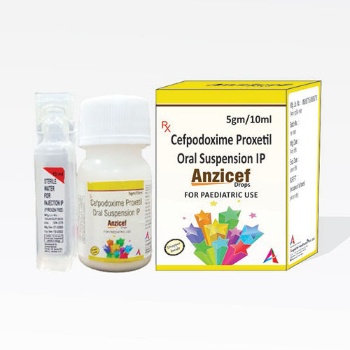 5gm Cefpodoxime Proxetil Oral Suspension Drop Ip