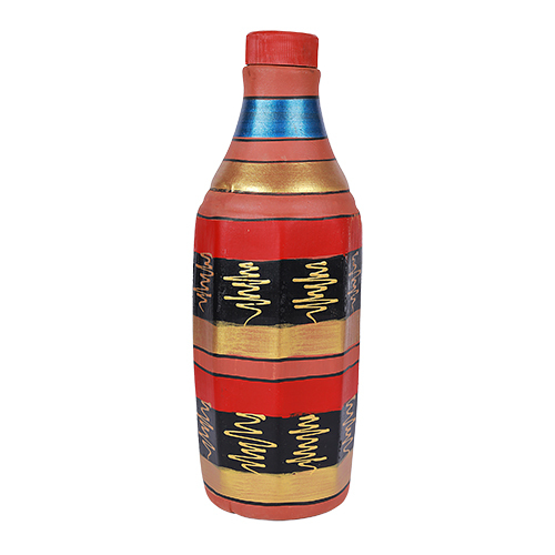 Multicolor Clay Color Pahal Water Bottle