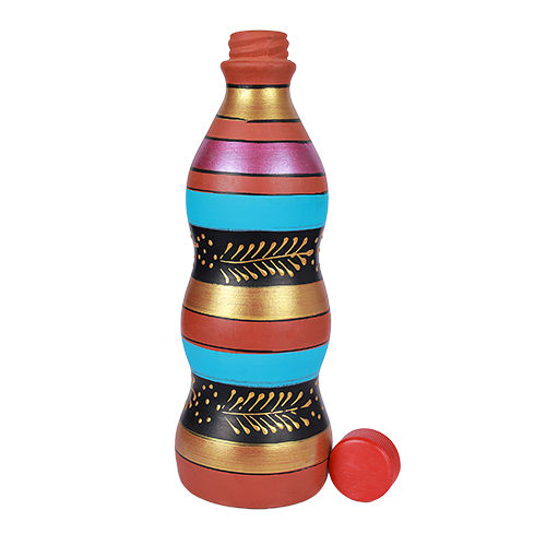 Multicolor Color Water Bottle Zig Zag