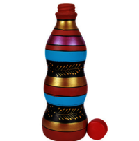 Color Water Bottle Zig Zag - Color: Requirement Based