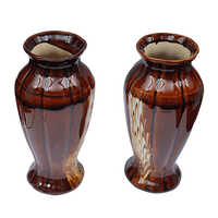 Ceramic Nero Pipe Flower Pot - High-Quality Terracotta Clay, Customized Sizes for Attractive Decoration
