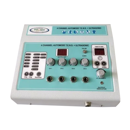 Digital 4 Channel Tens Combo With Ultrasonic Combo Therapy Machine - Frequency Range: 50 To 60 Hertz (Hz)