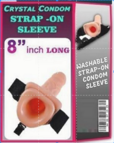 GOORGASM 8 inch Extra Ribbed Long many time use Condom For Men