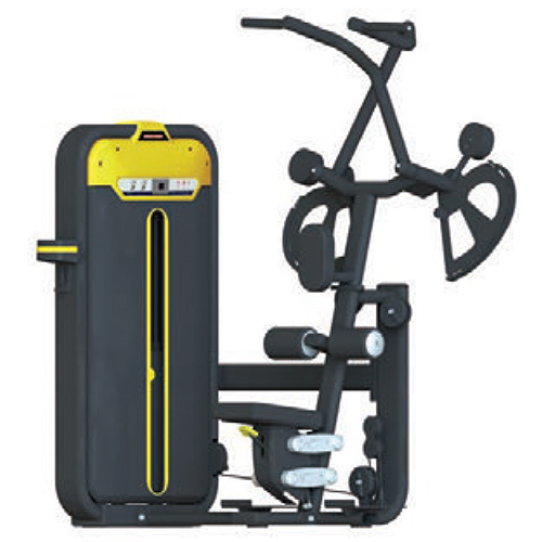 Seated Pull Down - Stainless Steel, 1565x1050x1500 Mm | Adjustable, Commercial Use, Muscle Gain, Endurance, Strength Training