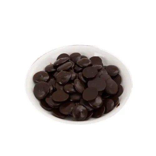 Cocoa Powder Export China Premium Quality Pure Dark Chocolate Coin Hddb65 Made From Ghana Cocoa Beans