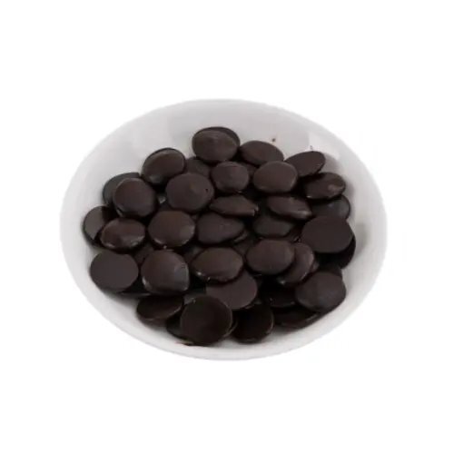 cocoa powder supplier premium quality Pure dark chocolate coin HDDB58 made from Madagascar cocoa beans