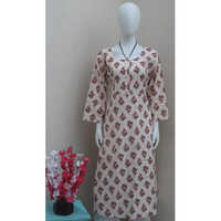 Printed Cotton Kurti - Feature: Washable