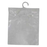 Pvc Hanger Bag - 12"x 8" Dimensions, Glossy Transparent Finish | Plain Pattern, 2 Kg Capacity