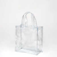 Plastic Packaging Bag - Loop Handle, 5 Kg Capacity | Transparent Pvc Material, Industrial Grade For Packaging