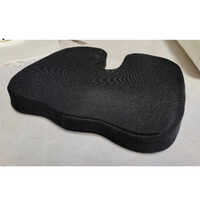 Coccyx Cushion H-71 - Medium Size, U Shape, Black | Perfect For Home Use, Combines Comfort And Ergonomic Design For Relaxation