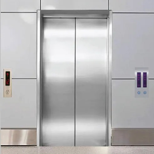 Center Opening Auto Door Passenger Lift