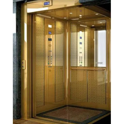 Stainless Steel Glass Door Passenger Lift