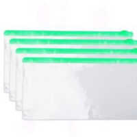 Transparent Pencil Pouches - Plastic Material, Custom Size, Transparent Color | Reusable Design For Convenient Pencil Storage