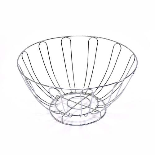 STAINLESS STEEL FOLDING FRUIT AND VEGETABLE BASKET FOR KITCHEN/DINING TABLE/HOME (5152)