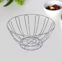 STAINLESS STEEL FOLDING FRUIT AND VEGETABLE BASKET FOR KITCHEN/DINING TABLE/HOME (5152)