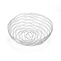 Steel Fruit Basket Bowl And Multiuse Bowl For Kitchen Use (5182) - Stainless Steel, 30x26x13 Cm, Silver | Versatile Design For Fruits And Kitchen Essentials
