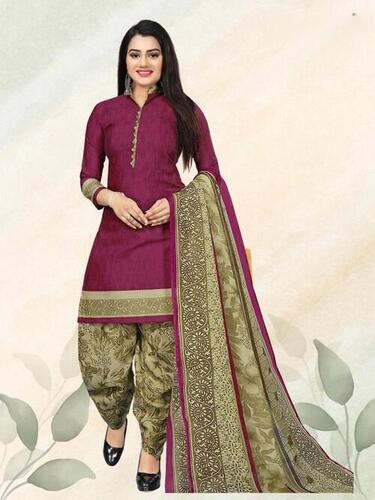Printed Cotton Dress Material