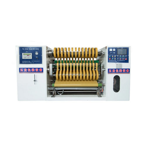 White Big Roll Tape Slitting Machine