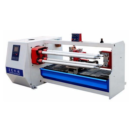 Four Shafts Automatic Tape Cutting Machine - Color: White