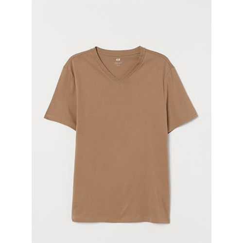 rib neck t shirt 