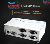 Marx Vga Switch - 2/4/8 Port , Enhance Display Sharing For Industrial Use, Boost Efficiency In Workplace And Education