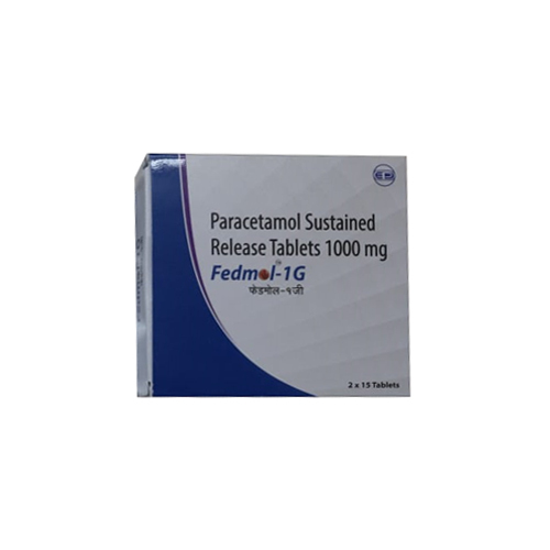 1000 MG Paracetamol Sustained Release Tablets