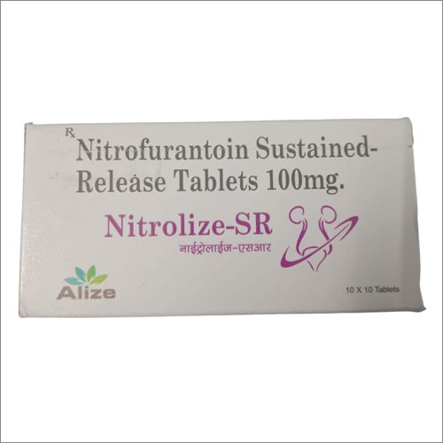  100Mg नाइट्रोफ्यूरेंटोइन सस्टेन्ड रिलीज़ टैबलेट ग्रेड: मेडिसिन ग्रेड