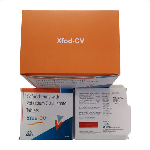 Cefpodoxime Potassium Clavulanate Tablets Expiration Date: 36 Months