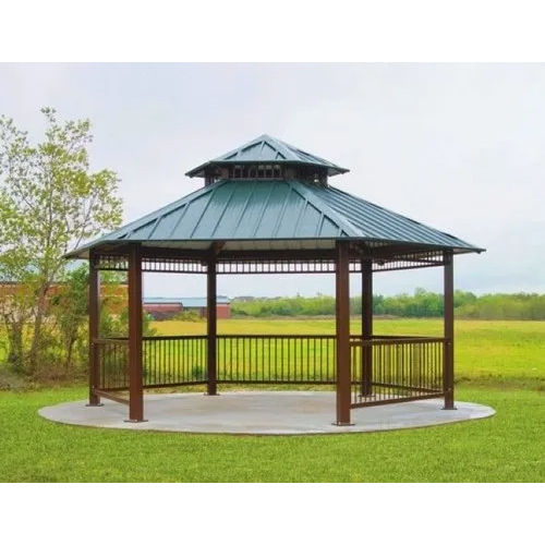 Brown-Green Ms Garden Gazebo