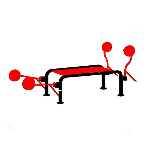 Bench With Fixed Dumbbells