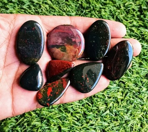 Blood Stone Cabochon Grade: Top