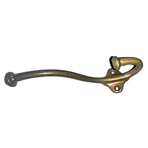 H3 Coat Hook - Golden Iron Finish | Versatile Clothes and Hat Hanger, Stylish Hanging Display Hook
