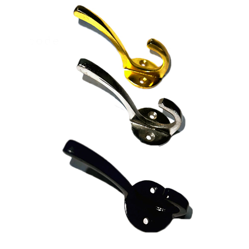 Clothes H5 Coat Hook Golden Silver Black