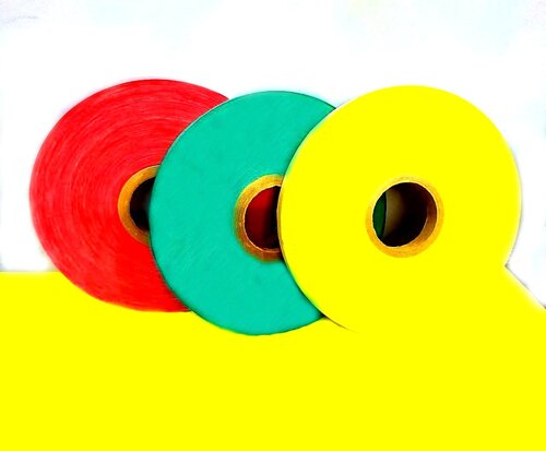 Different Colour Rubber  Coated Synthetic Tape