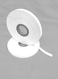 Double Side White Silicone Rubber Coated Fiber Glass Tape - 0.16 Mm To 0.25 Mm Thickness, 12 Mm To 100 Mm Width | Industrial Use, White Color