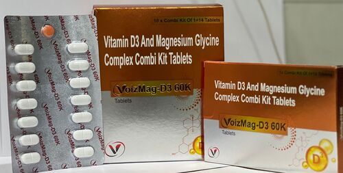 Vitamin D3 Cholecalciferol 60000 Iu Magnesium Glycine 250 Mg General Medicines