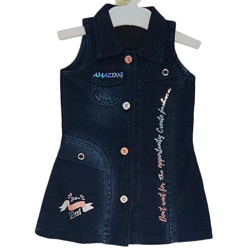 Girls Denim Frock