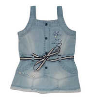 Girls Denim Frock