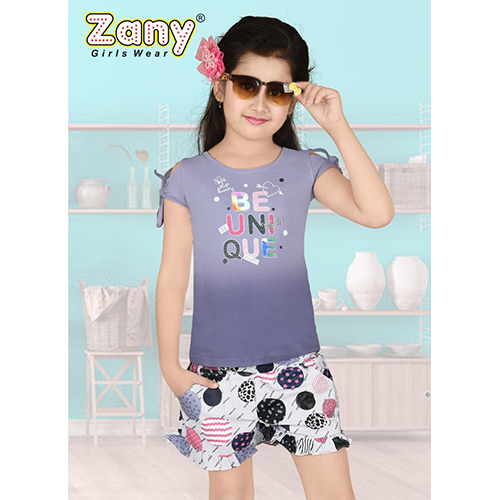 Girls Top With Hot Pant