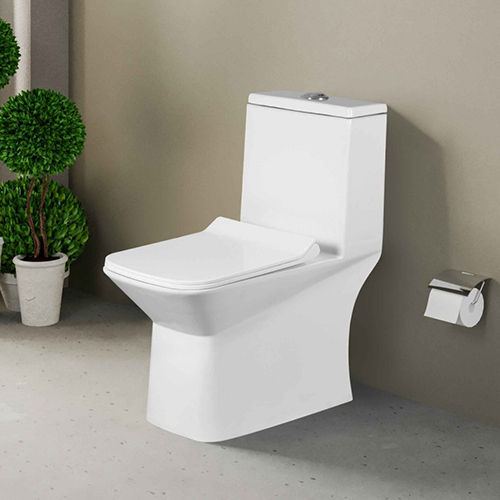 Floor Mounted White Ceramic One Piece Toilet