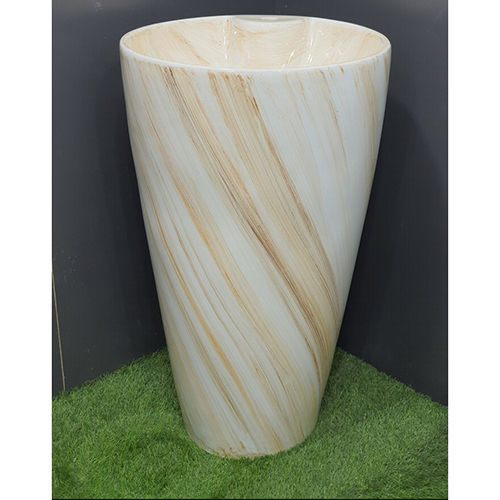 Pedestal Ceramic One Piece Wash Basin