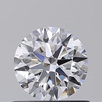 Round 0.55ct Lab Grown Diamond HPHT D VS1 IGI Certified Stone