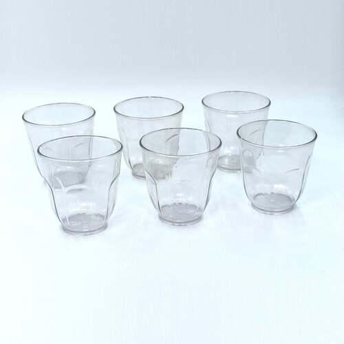 Ganesh Lily Glass Break Resistant Plastic Set Of 6pcs