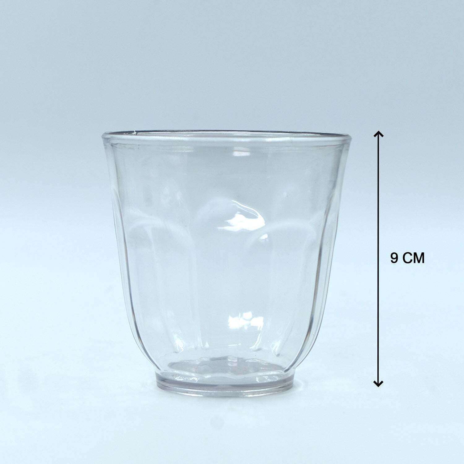Ganesh Lily Glass Break Resistant Plastic Set Of 6pcs