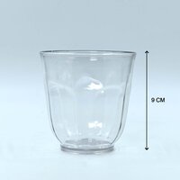 Ganesh Lily Glass Break Resistant Plastic Set Of 6pcs