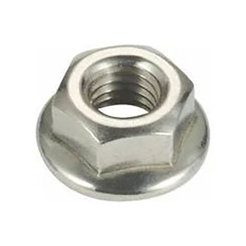 Silver Flange Nut