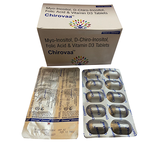 Myo-Inositol D-Chiro-Inositol Folic Acid And Vitamin D3 Tablets