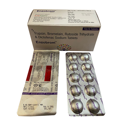 Trypsin Bromelain Rutoside Trihydrate And Diclofenac Sodium Tablets